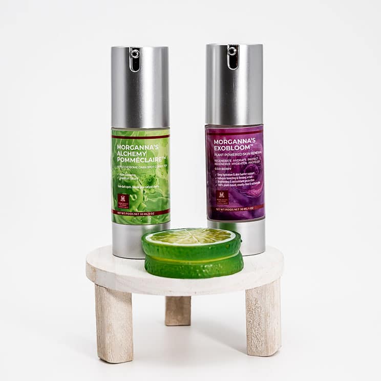 ExoBloom + PommeClaire Advanced Exosome System for Wrinkles, Dark Spots & Collagen Loss